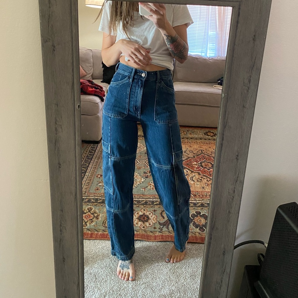BDG urban outfitters high rise baggy size 24
